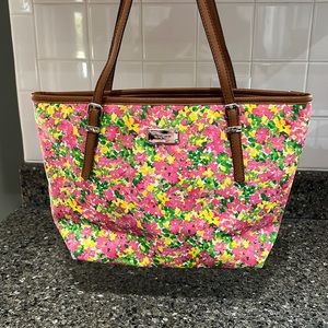 Nine West Floral Tote Purse